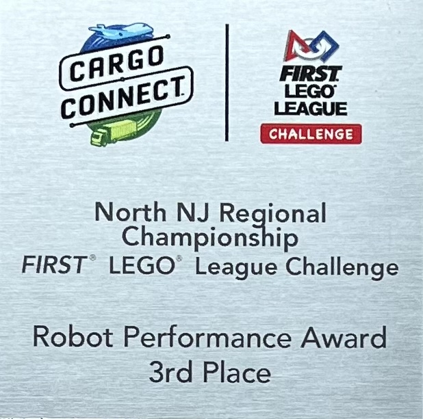 2021 FLL Robot Perfomance Award