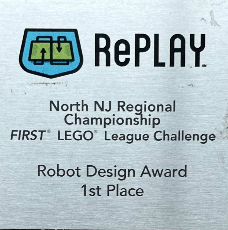 2020 FLL Robot Design Award